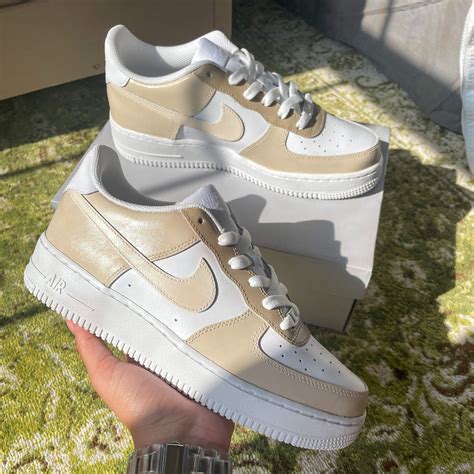 nike air force 1 beige blau|nike air force 1 tm.